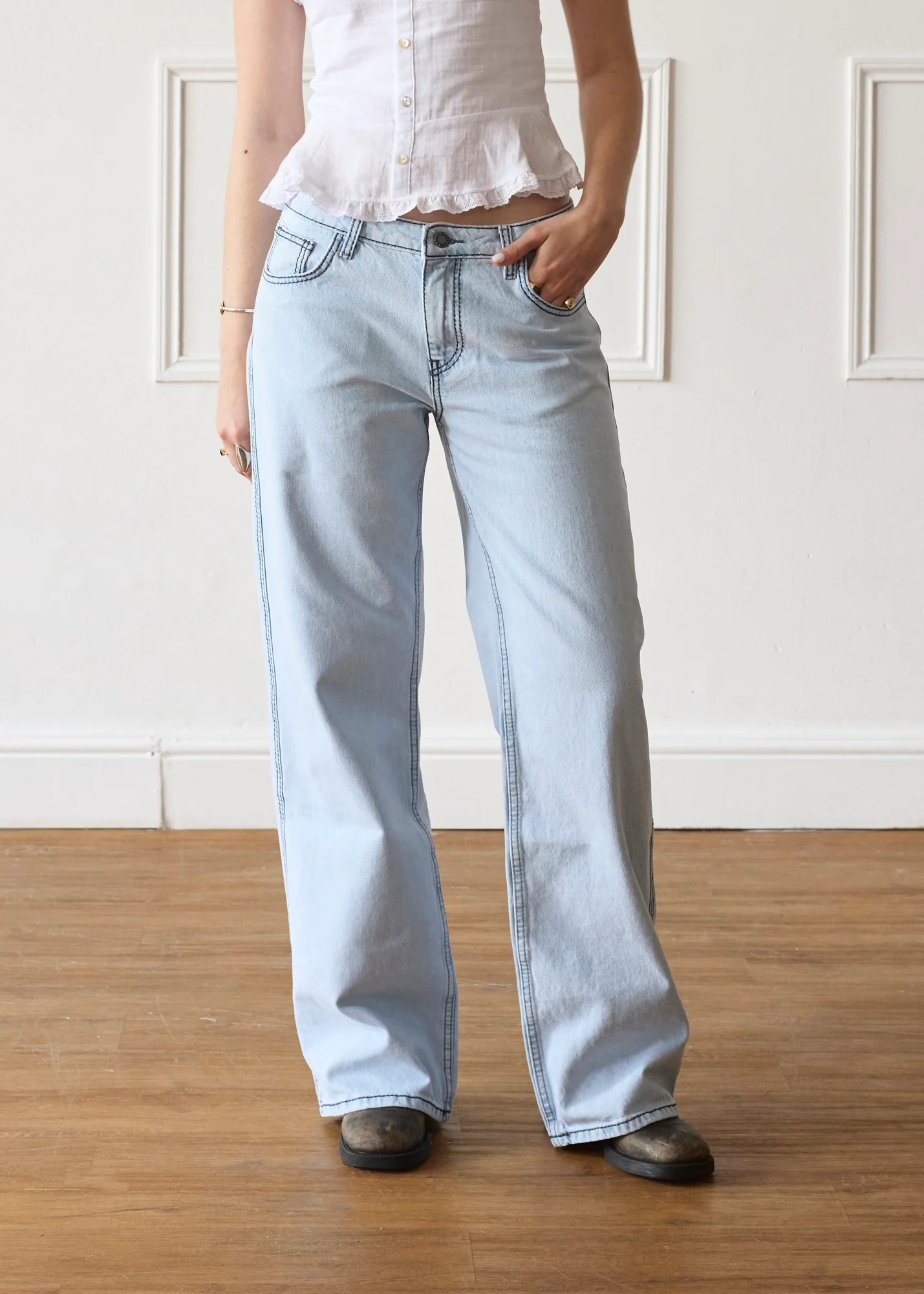 Lila Jeans - Powder Blue - Image 3