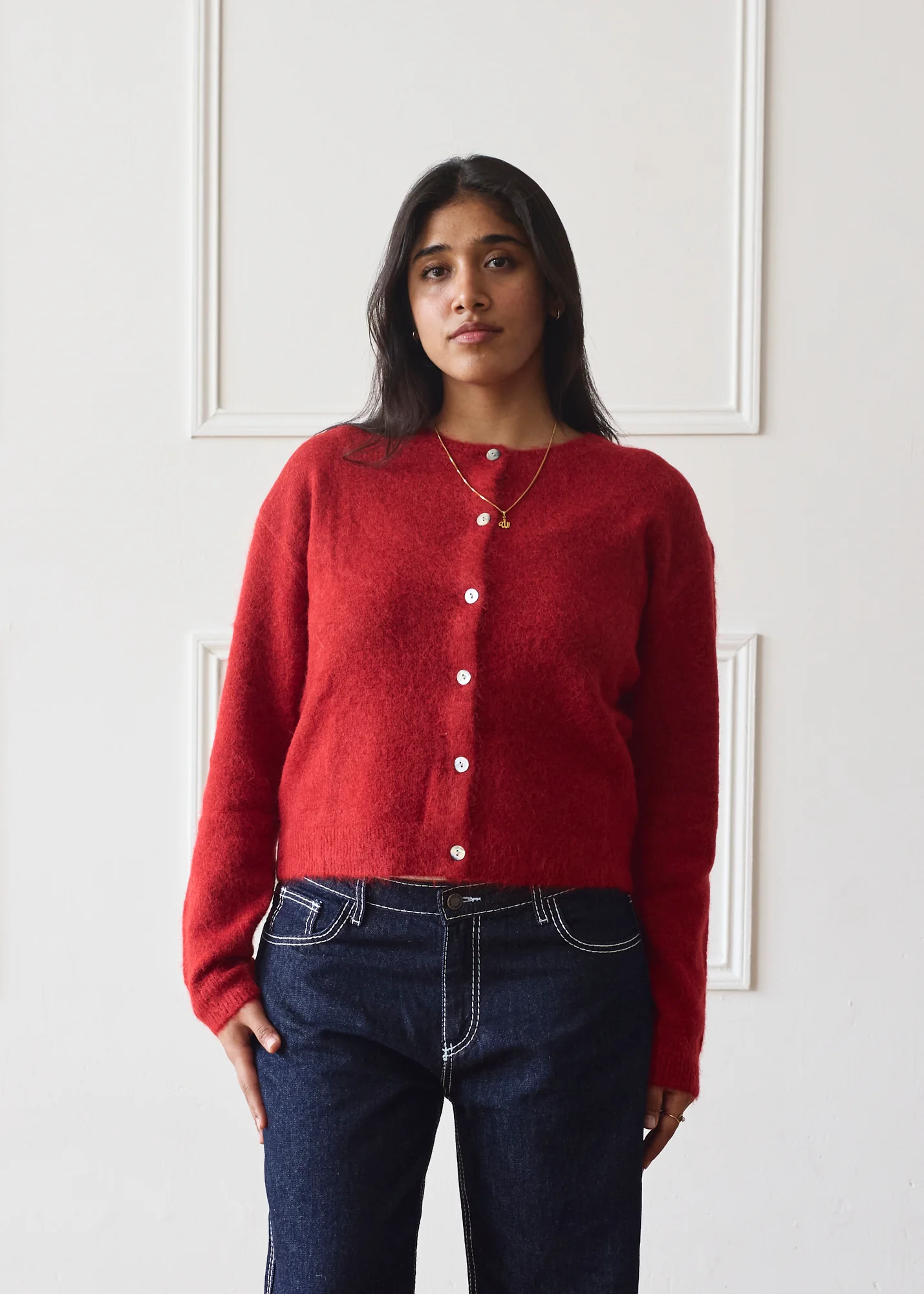 Elsa Cardigan - Red - Image 10
