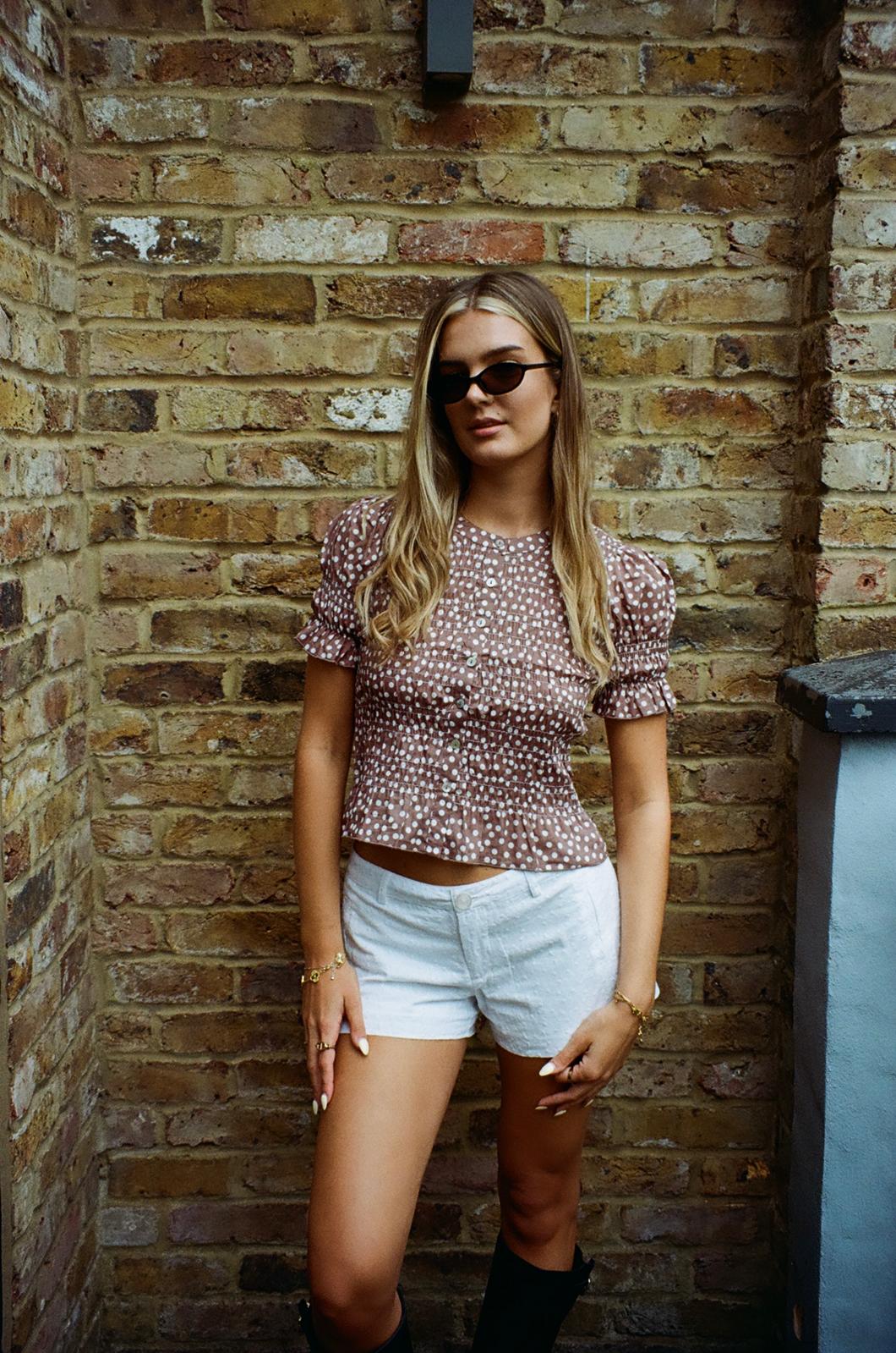 Esme Blouse - Cocoa - Image 7