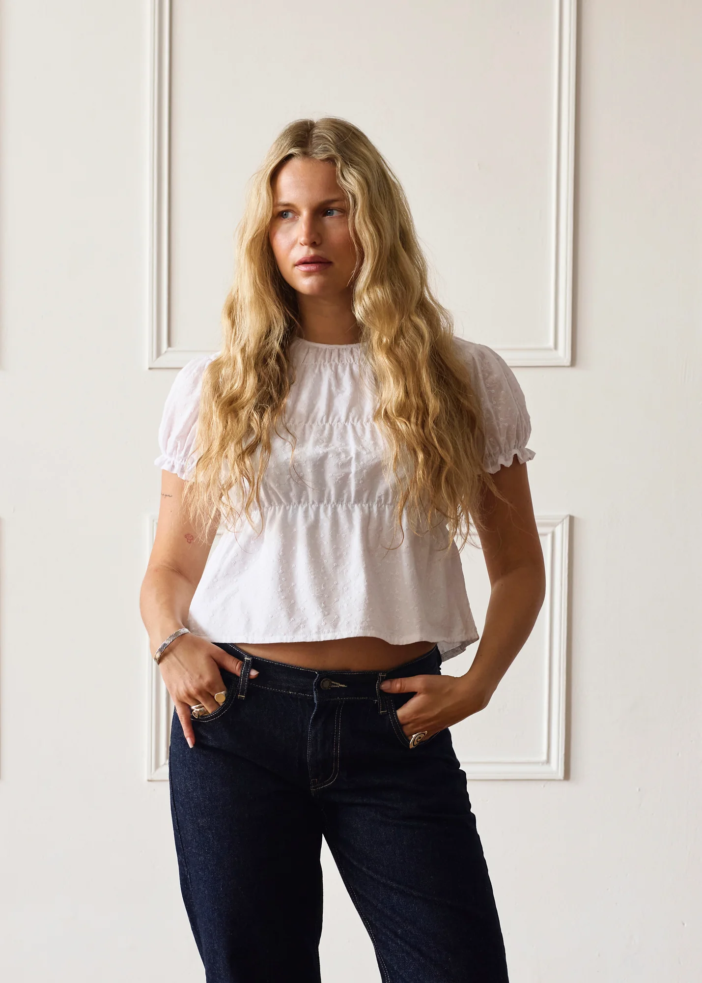 Etta Blouse - White - Image 5