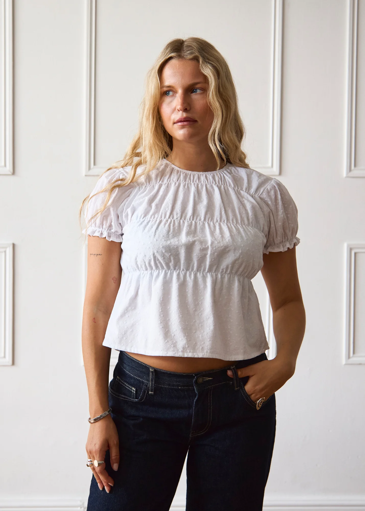 Etta Blouse - White - Image 6